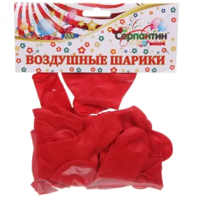 Воздушные шары»Сердце» 12»/30см (набор 15 шт), красный
