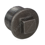 Заглушка чугун Ду 50 (2") НР Fittex PLUS