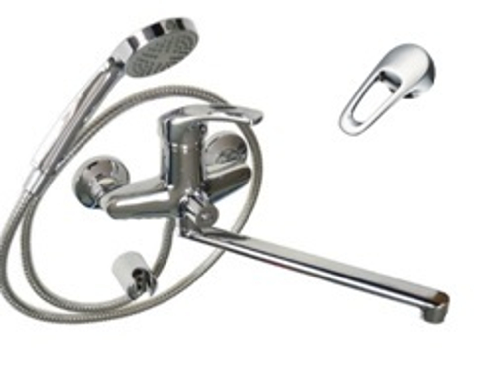 Смеситель для ванны aQuaDv, излив L-обр. 35см 700-01