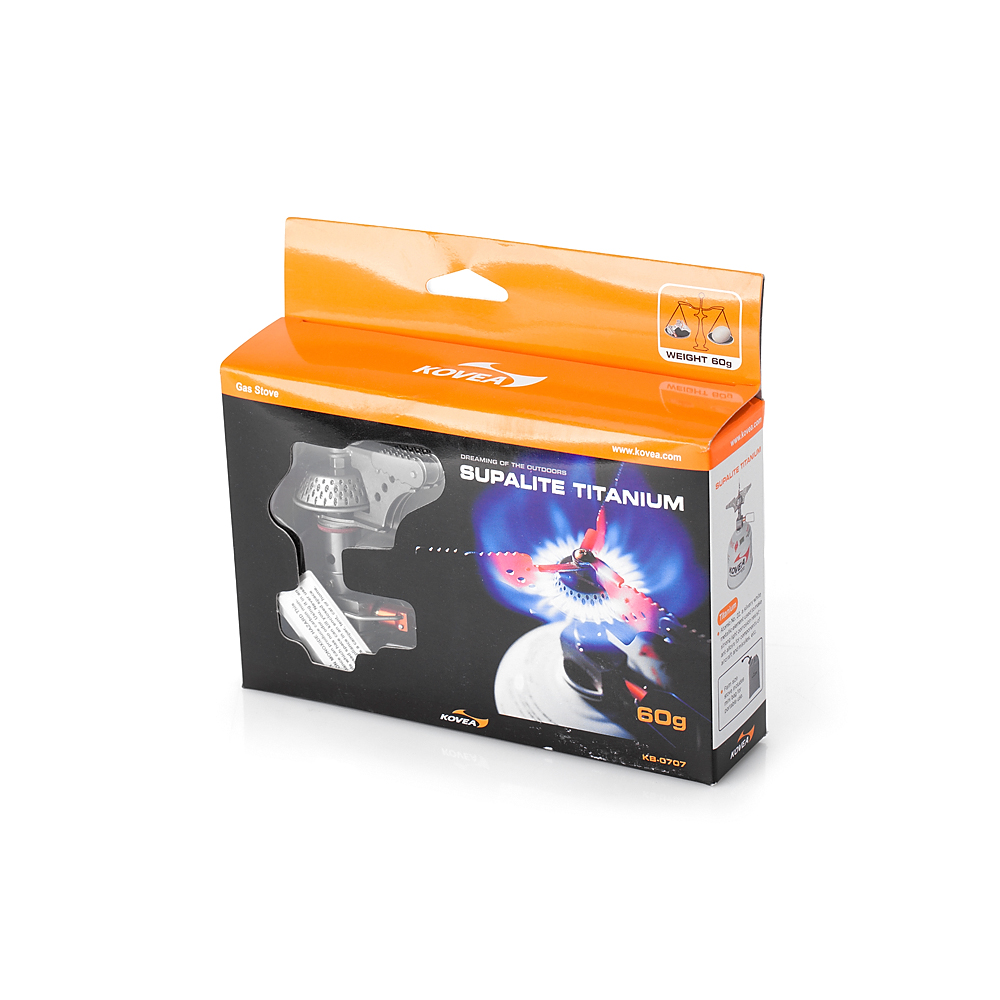 Горелка газовая компактная (титан) Kovea Supalite Titanium Stove KB-0707