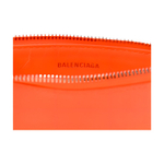 Balenciaga Leather Card Holder Men"s Orange