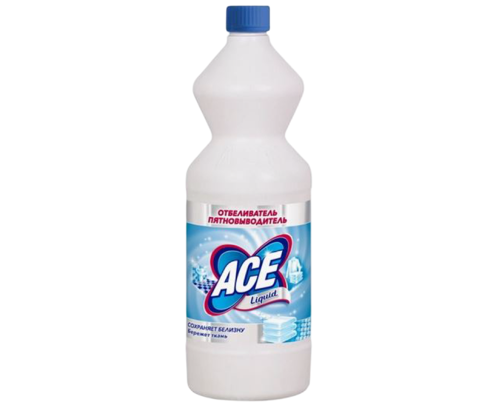 ACE Отбеливатель - пятновыводитель (Белый) Антибактериальный 1л
