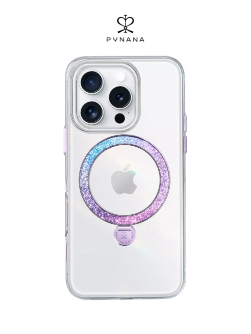 Чехол PYNANA для iPhone 16 Pro Max хрусталь Magsafe
