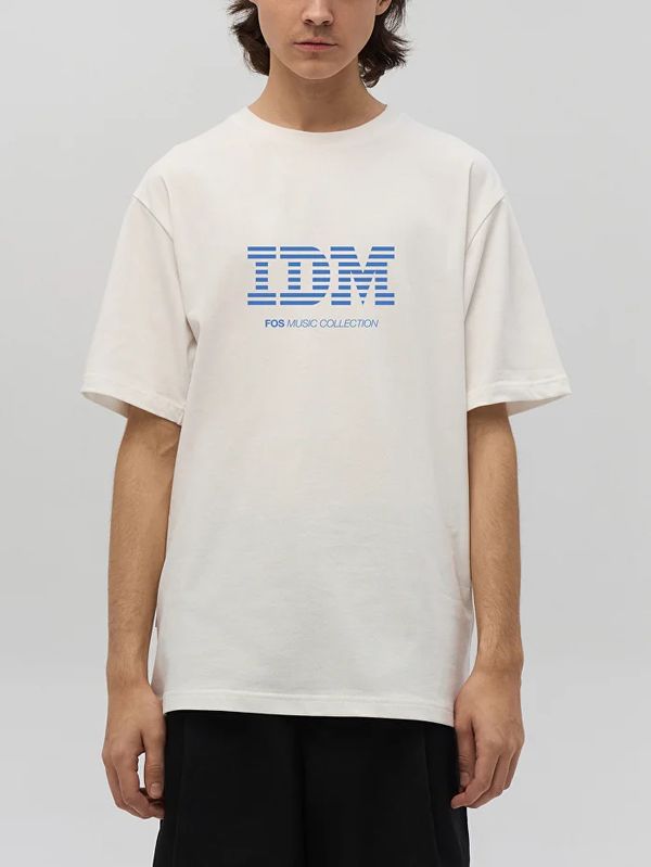 Футболка IDM=IBM белая - фото 1