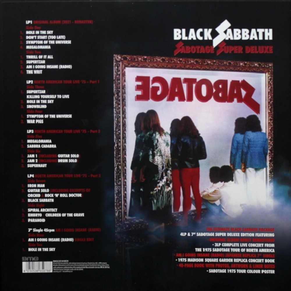 Black Sabbath / Sabotage Super Deluxe (Box Set)(4LP+7" Vinyl Single)