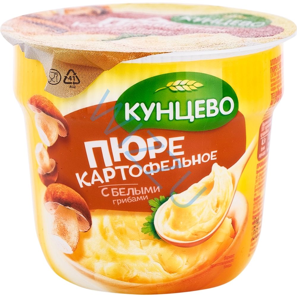 Картофельное пюре с белыми грибами, 40 г
