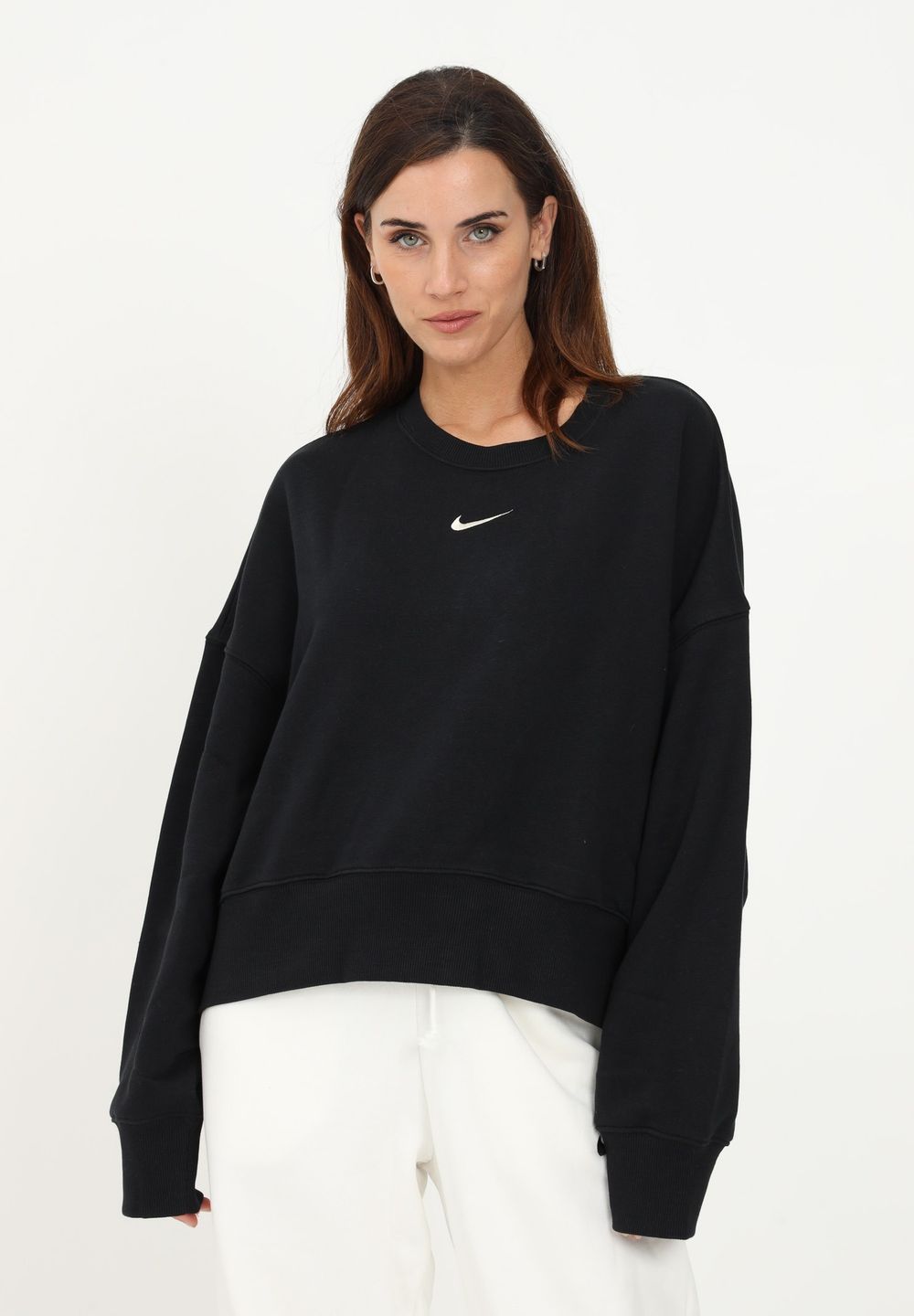 Толстовка женская NIKE W NSW PHNX FLC OOS CREW