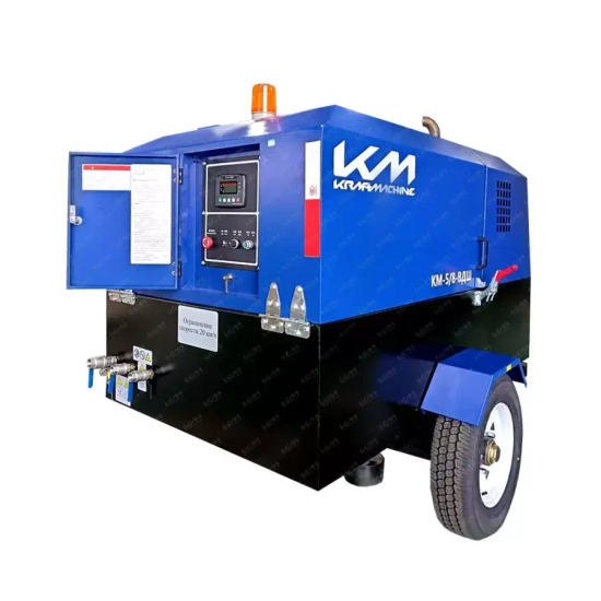 Дизельный винтовой компрессор КМ-10/12-ВДШ KraftMachine