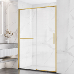 Душевая дверь Слим Софт (Slim Soft) VDS-1SS130CLG, 1300, брашированное золото, стекло прозрачное,
