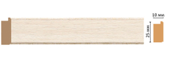Молдинг Decomaster 102-15 25*10*2400мм