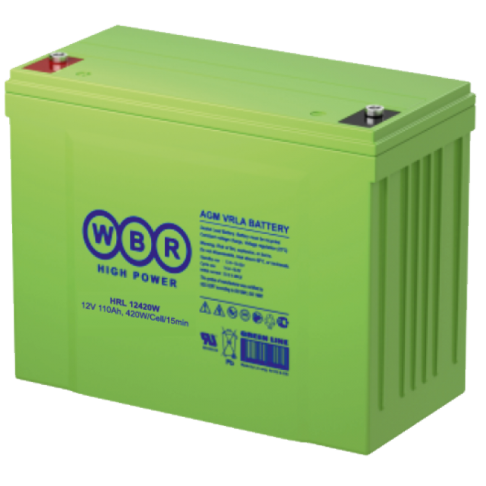 Аккумулятор WBR HRL12420W - AGM ( 12В / Ач )