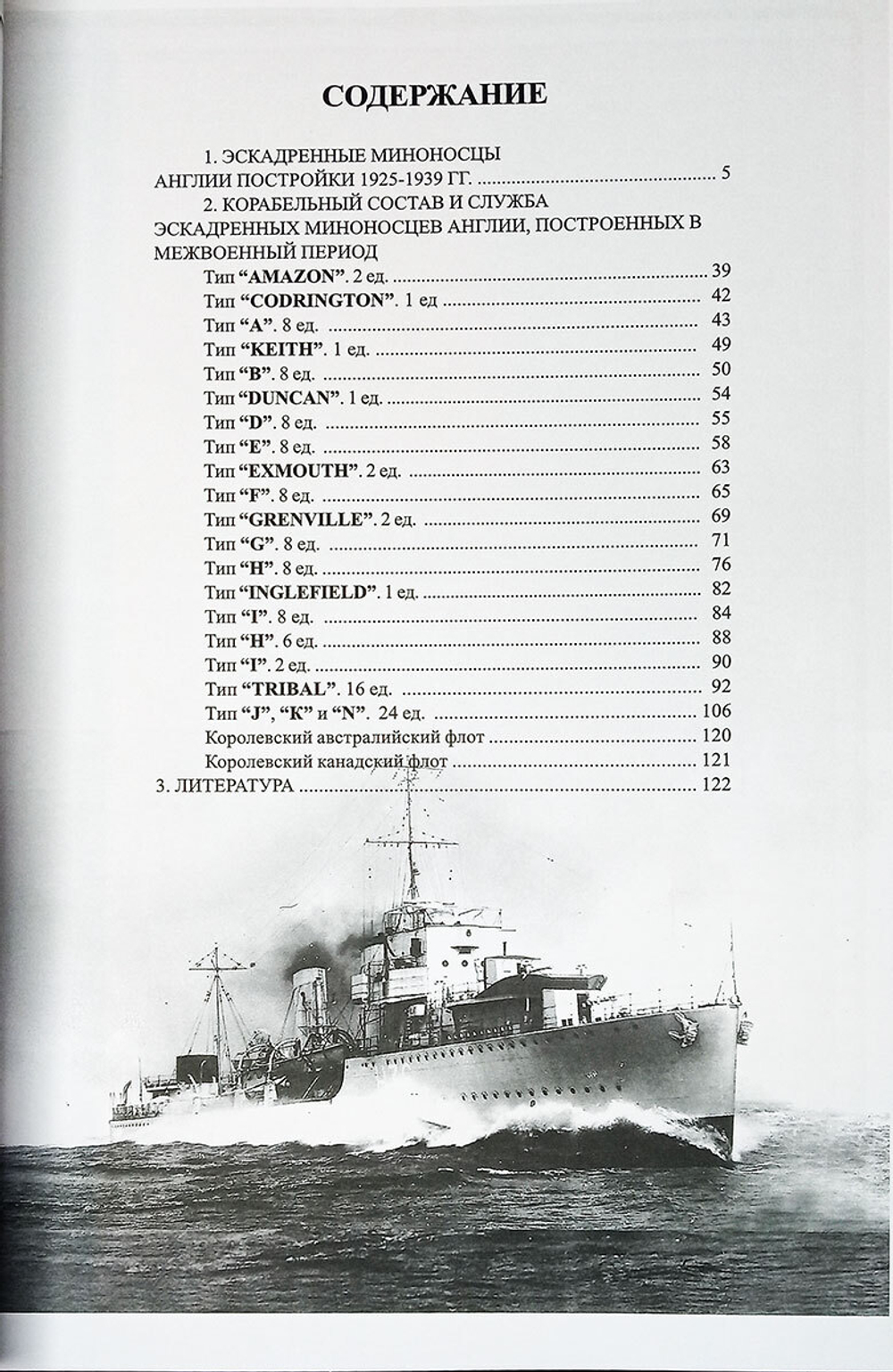 Эскадренные миноносцы Англии во Второй мировой войне. Часть I (1925-1945 гг.)