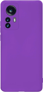 Мягкий Soft Touch чехол из силикона для XIAOMI 12 PRO (не 12,X,T,S,LITE!) с бархатной подкладкой