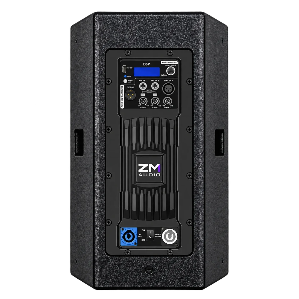 ZM Audio TP10A — активная акустическая система 10″ с усилителем 1300 Вт и DSP