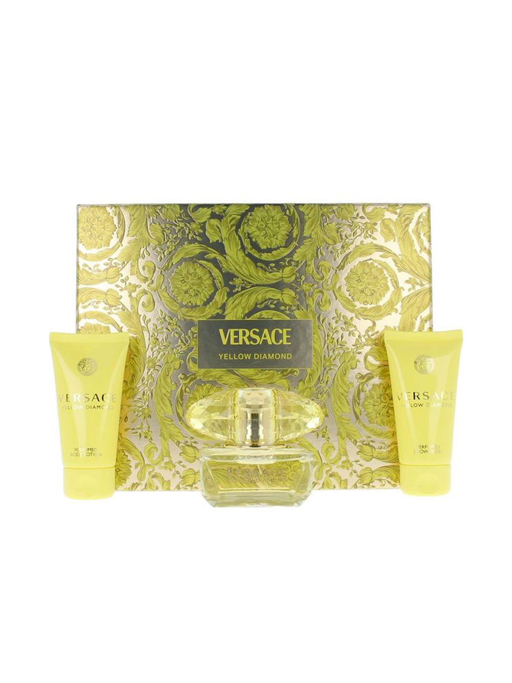 VERSACE Yellow Diamond lady set (50ml edt + 50ml b/lotion + 50ml sh/gel)