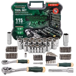 Набор инструментов 115пр. 1/4''1/2''6гр RockFORCE LIGHT RF LIGHT-41151-5