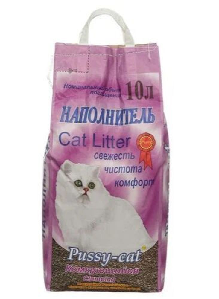 Комкующийся наполнитель Pussy-Cat для кошачьих туалетов 10 л Комкующийся наполнитель Pussy-Cat для кошачьих туалетов 10 л