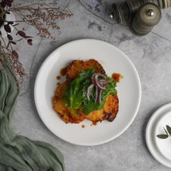 Тарелка d 23 см h2 см без борта белая фарфор P.L. Proff Cuisine [6]