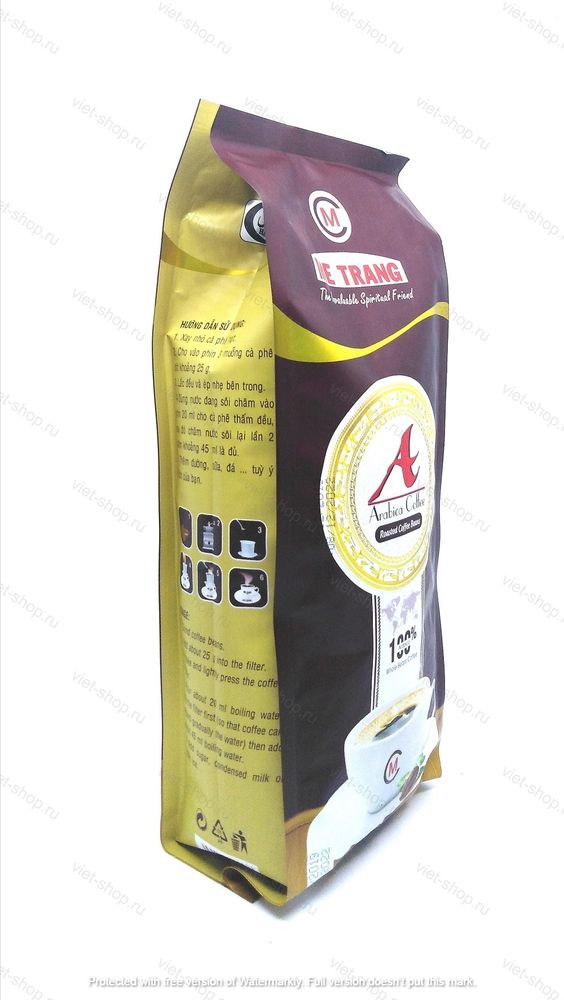 Зерновой кофе Me Trang Arabica, Вьетнам, 500 гр.