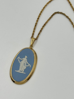 Кулон Wedgwood голубой