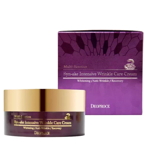 Deoproce Крем для лица со змеиным пептидом антивозрастной Syn-ake intensive wrinkle care cream