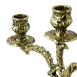 Bello De Bronze Канделябр Флор 3-х рожковый, золото