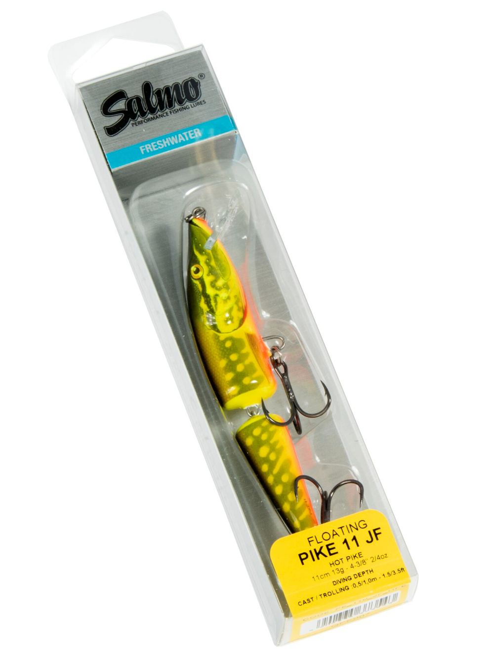 Воблер плавающий двухсост. Salmo PIKE JF 11/HPE