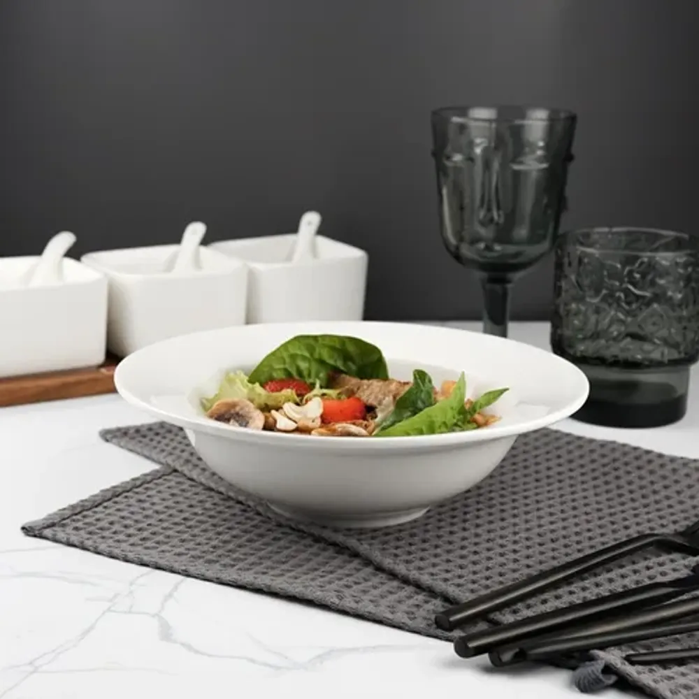 Тарелка глубокая 500 мл d 21 см h6,5 см белая фарфор P.L. Proff Cuisine [4]