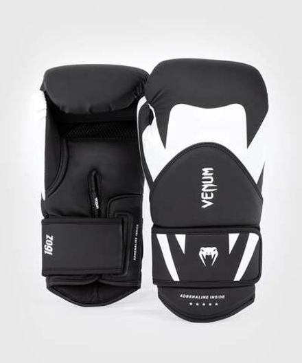 Перчатки боксерские Venum Challenger 4.0 Black/White