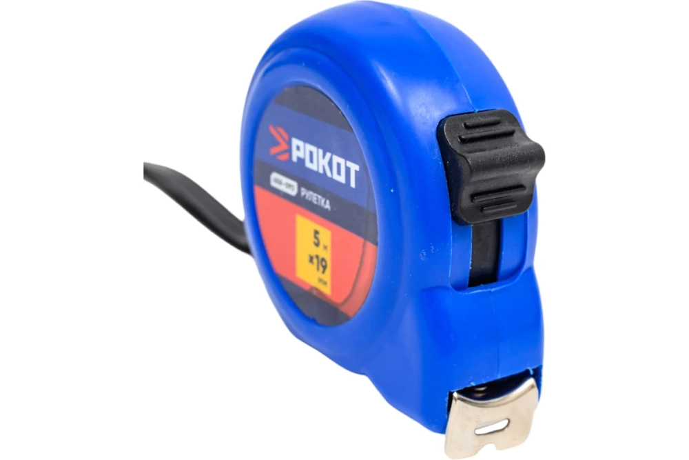 Рулетка РОКОТ пластик, 5мх19мм 658-093