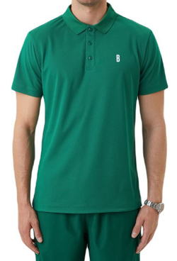 Мужское теннисное поло Björn Borg Ace Polo - зеленый