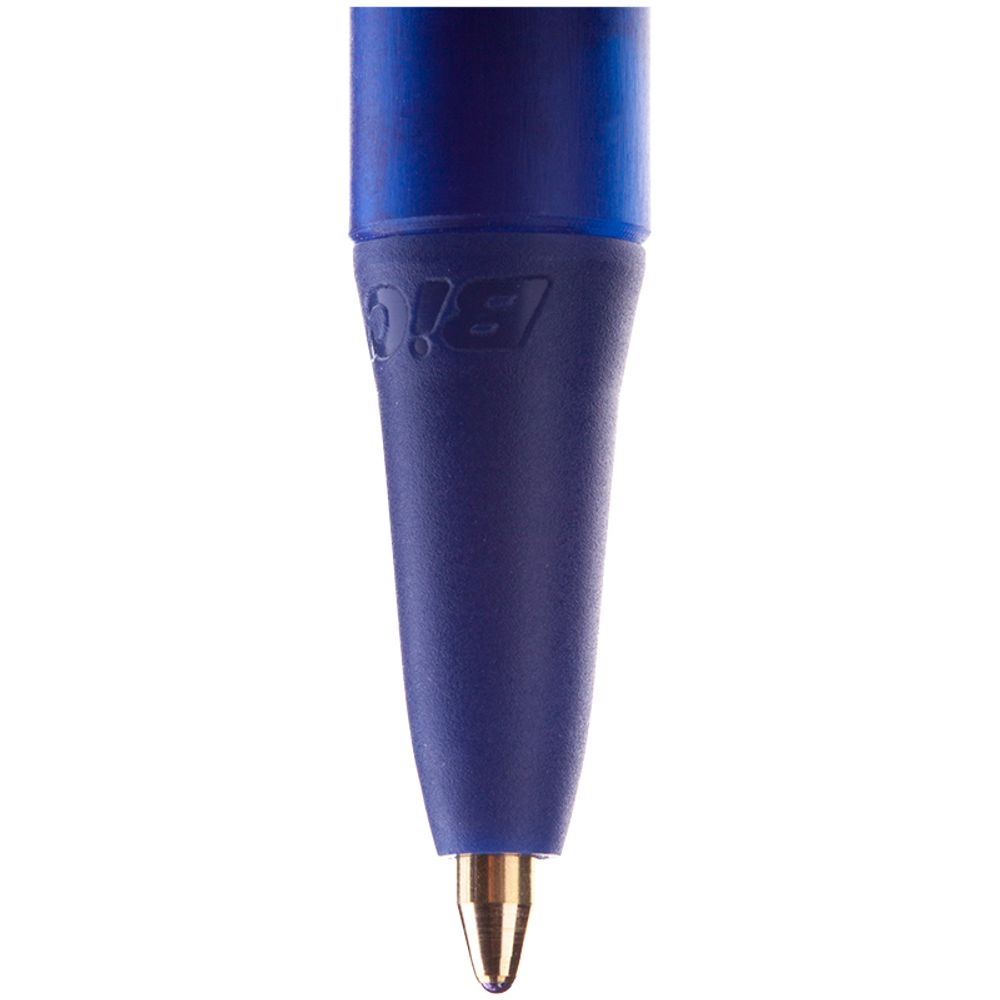 Ручка шариковая автоматическая Bic Round Stic Clic, синяя, 1мм