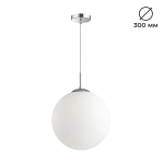 4543/1A SUSPENTIONI LN26 409 хром, белый Подвес E27 60W L провода 1500мм 220V SUMMER
