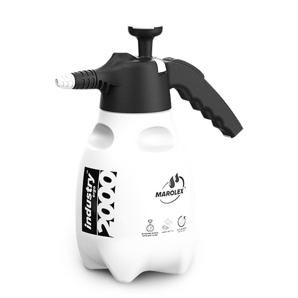 Ручной черный помповый опрыскиватель Industry Ergo Acid line 2000(Viton), Marolex
