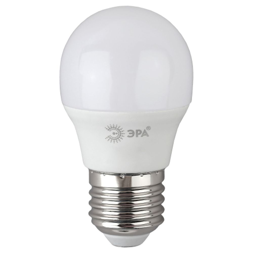 Лампа светодиодная ЭРА RED LINE LED P45-6W-827-E27 R 6Вт шар теплый белый свет E27 | Лампы cветодиодные Шар (G/P)
