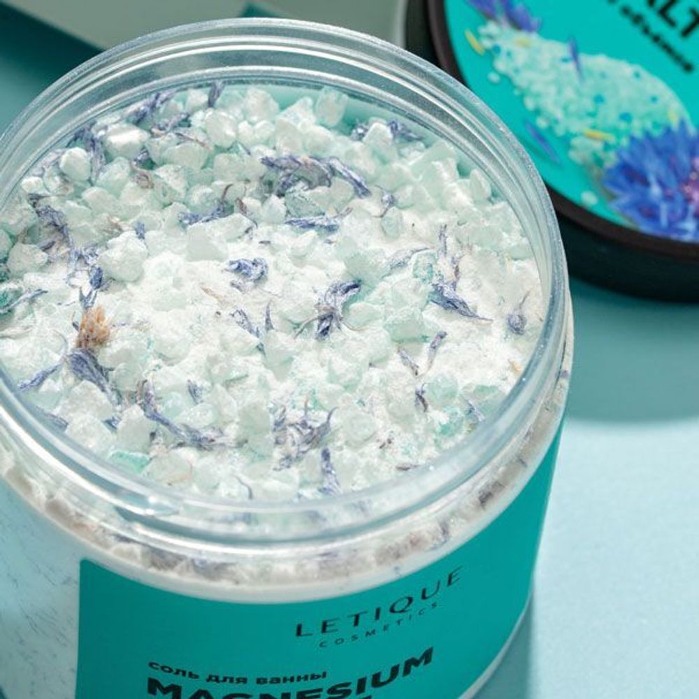 Соль для ванны "Уменьшение объемов" LETIQUE Cosmetics Magnesium Spa Salt 480 г