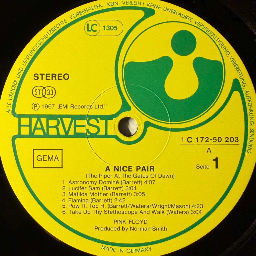 Pink Floyd ‎– A Nice Pair 2LP (Германия 1979г.) Т