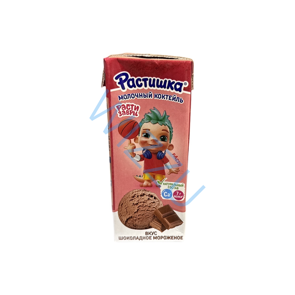 Коктейль молочный Растишка Шоколадное мороженое, 210 г