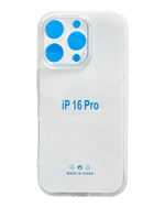 Чехол-накладка силикон i-Phone 16 Pro 6.7" прозрачный
