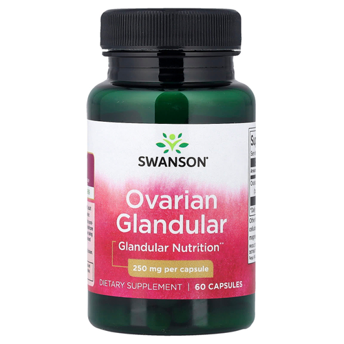 Swanson Vitamins, Железистые яичники, 250 мг, 60 капсул