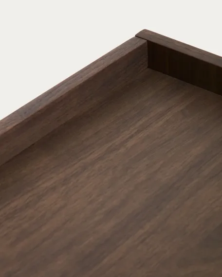 Комод Onix с отделкой из орехового шпона темного цвета, 150 x 80 см
