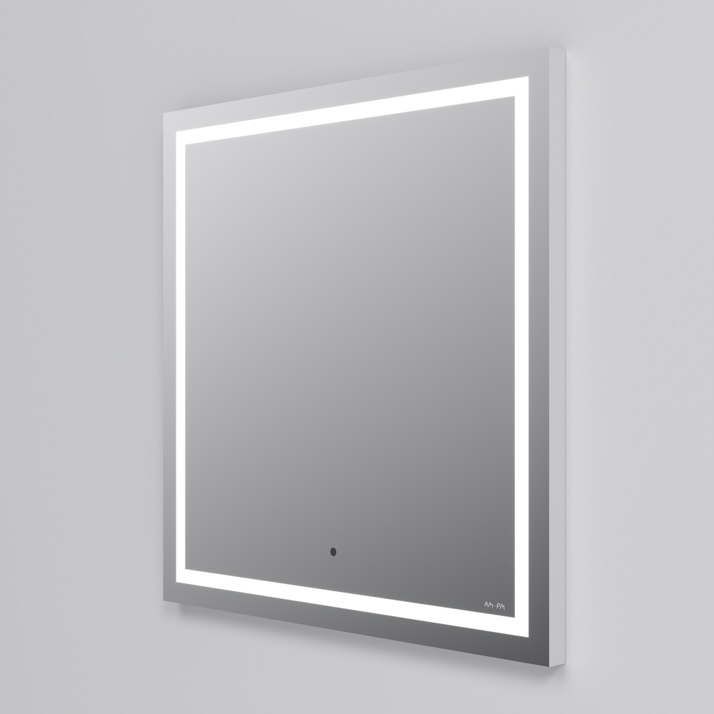 Универсальное зеркало настенное с контурной LED-подсветкой, 70 см AM.PM Gem M91AMOX0701WG