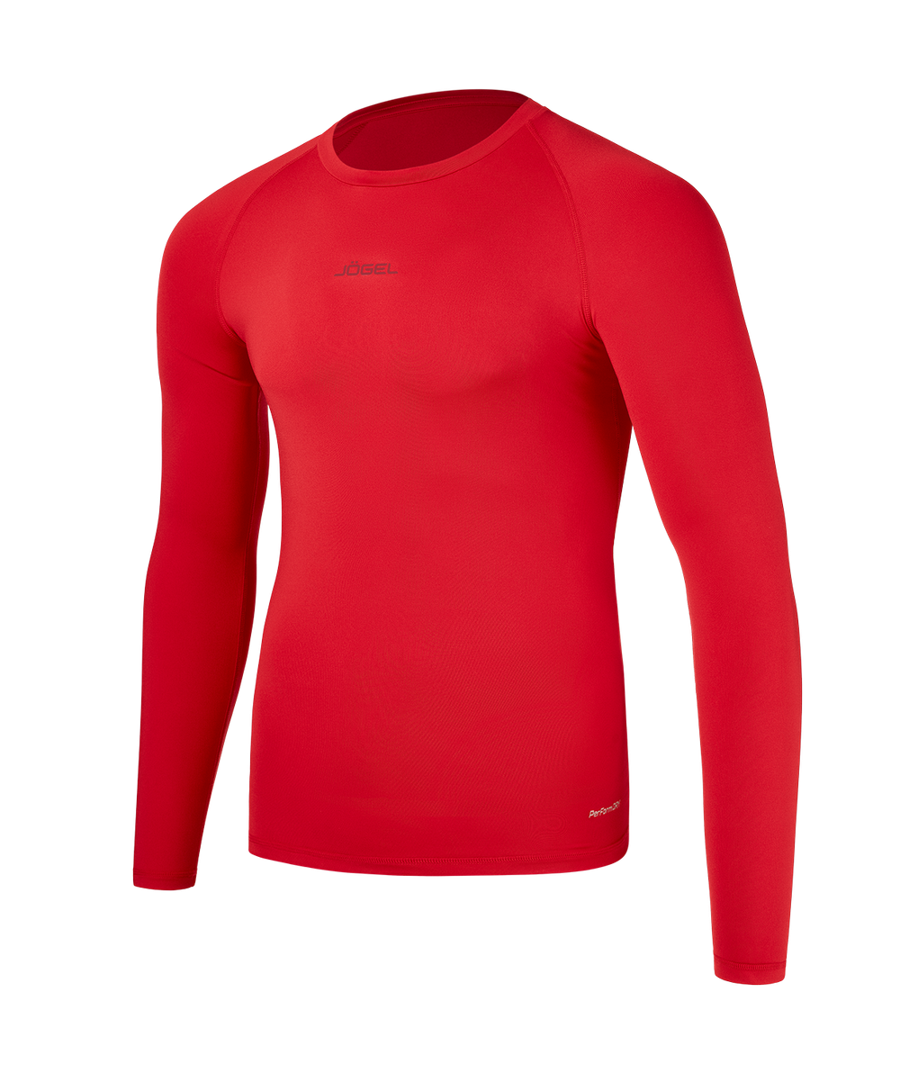 Футболка компрессионная с длинным рукавом Jögel CAMP PerFormDRY Baselayer LS Tee, красный