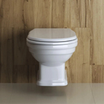 Унитаз подвесной безободковый с сиденьем BelBagno BOHEME BB115CH + BB115SC