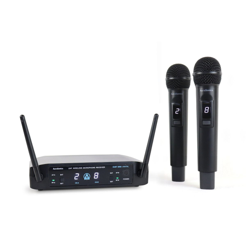 AuraSonics Duet 20S2 Digital цифровая радиосистема с 2 ручными передатчиками, 8 каналов, pi/4-DQP м