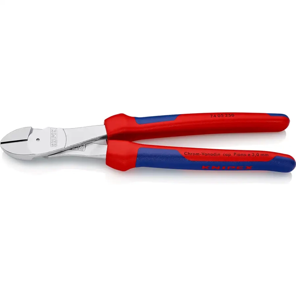 Кусачки боковые особой мощности хромированные 250 мм Knipex 74 05 250