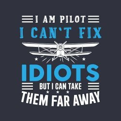 Принт пилота I can`t fix idiots