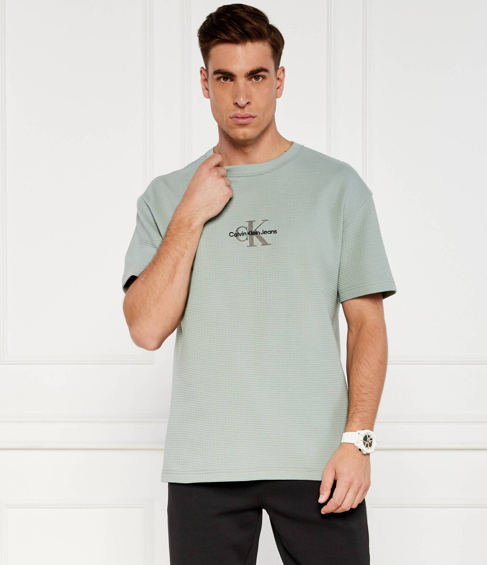 Футболка CITY GRID CALVIN KLEIN JEANS - мятный(J30J325645)