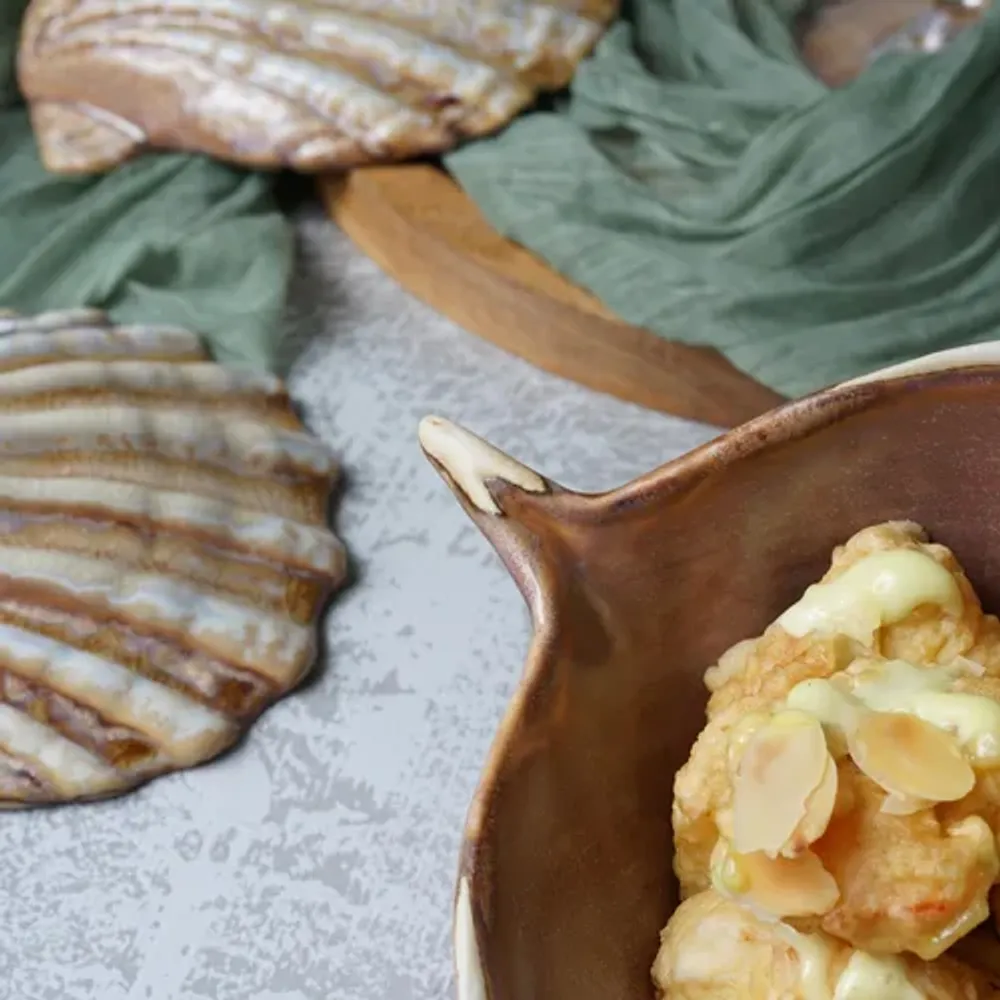Салатник 100 мл 13*13 см h8,5 см емкость для закусок Pearl Shell Frutti di Mare P.L. [1]