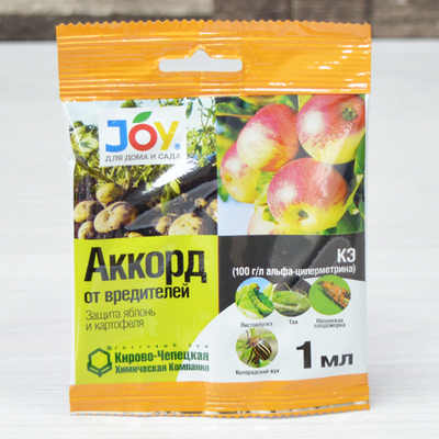 Средство защиты растений от вредителей "Аккорд" амп. 1мл JOY